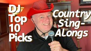 DJ Top 10 Picks for Country Jams to Sing-Along With!