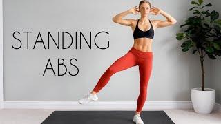 10 min STANDING ABS Workout (Intense & No Equipment)