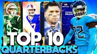 TOP 10 QUARTERBACKS *UPDATED* INSIDE MADDEN 22 ULTIMATE TEAM!