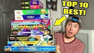 Top 10 BEST Pokemon Card Collection Boxes of 2019! (Opening Them All)