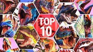 TOP 10 STRONGEST DINOSAURS in Jurassic World The Game