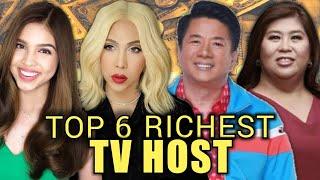 TOP 6 | RICHEST TV HOST na ARTISTA sa PILIPINAS | #TVShows #Business #NetWorth #GrossIncome Alamin?