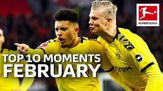 Haaland & Sancho, Assist King Nkunku & Zirkzee's Dream Start - Top 10 Moments February