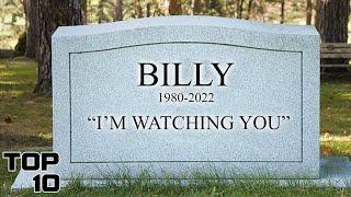 Top 10 Unsettling Messages Left Behind On Tombstones