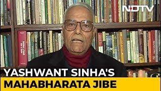 "Duryodhan, Dushashan": Yashwant Sinha's Mahabharata Dig At BJP Top Rung