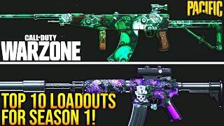 WARZONE: TOP 10 BEST LOADOUTS For SEASON 1! (WARZONE PACIFIC BEST LOADOUTS)