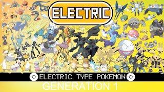 TOP 10 ELECTRIC TYPE POKEMON OF THE GENERATION 1