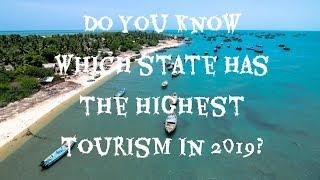 Top 10 most visited states of India by tourist  2019