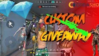 [FREE FIRE GIVEAWAY]CUSTOM ROOM  100 