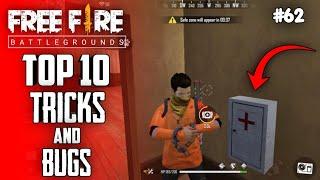 Top 10 New Tricks In Free Fire | New Bug/Glitches In Garena Free Fire #62