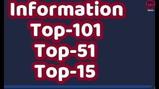 Information Top-101 | Top-51 | Top-50 | Top-15
