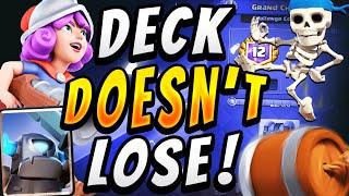 BEST DECK IN CLASH ROYALE! EASY 12 WINS w/ WALL BREAKERS CYCLE!