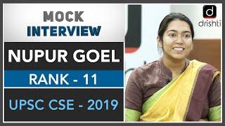 Nupur Goel (Rank -11, UPSC CSE -2019)