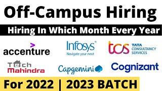 Top Service Based Off-Campus Hiring In Which Month | Complete Process | Placement Process