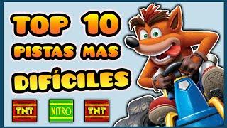 TOP 10: Las PISTAS mas DIFÍCILES y EXTREMAS (EXPLICACIÓN) | Crash Team Racing Nitro Fueled