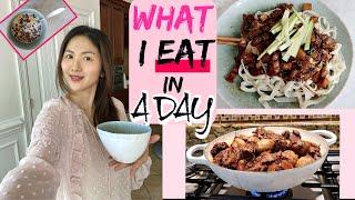 WHAT I EAT IN A DAY | JAJANGMYEON, PORK WITH BOILED EGGS, FAV CEREAL 