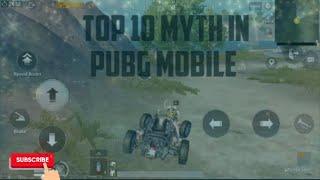 0.1 % people know this tricks| Top 10 myth in pubg mobile| Pubg Mobile  Myth #1.