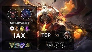 Jax Top vs Sett - KR Grandmaster Patch 10.5