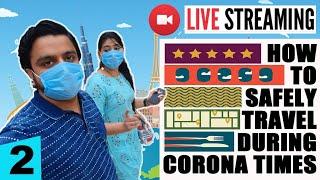 Top 10 tips to travel during corona pandemic | Road Trip to Jaipur | Live Streaming #2