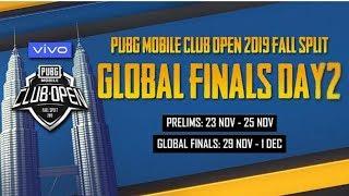 #PMCO #BETHEONE #RRQ [EN Rebroadcast] PMCO Global Finals Day 2 | Vivo | Fall Split | PUBG MOBILE CLU