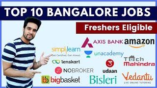 Top 10 Jobs for Freshers in Bangalore | Bangalore Job Vacancies 2021 | Sales & Customer Support Jobs