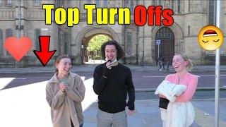 Top turn offs in a guy: What turns women off?