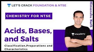 Acids, Bases, and Salts | Part - 4 | Classification & Properties of Salts | NTSE | Class 10 Boards