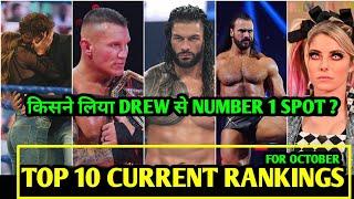 Top 10 Current Rankings | for October month | New Number 1 | WWE BUDDIES |