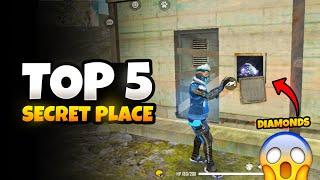 [ TOP 5 SECRET PLACE OF FREE FIRE ] GOT FREE DIAMONDS