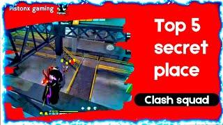 Top 10 secret place in clash squad | way to grandmaster .