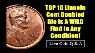 Top 10 Lincoln Cent Doubled Die Found!!! #THEREALDEAL #LIVECOINQA