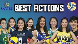 Top 10 Best Volleyball Actions | UAAP 82 | Part I