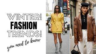 Top 10 Winter Fashion Trends | How To Style