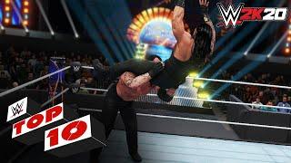 Powerbombs from Outta Nowhere: WWE 2K20 Top 10