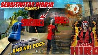 100%WORK HEADSHOT❗SENSITIVITAS TOP GLOBAL XM8 HIRO 10❗AIMNNYA GAADA OBAT , NO MISS||Garena free fire