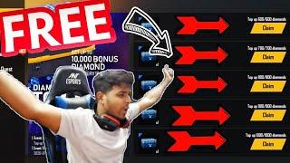 I GOT 10000 DIAMONDS FROM TOP UP EVENT || FREE FIRE NEW EVENT FULL DETAILS [Hindi]