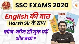 10:30 PM - SSC 2020 Exams | English की बात Harsh Sir के साथ | कौन-कौन सी Book से पढ़ें? (Day-1)