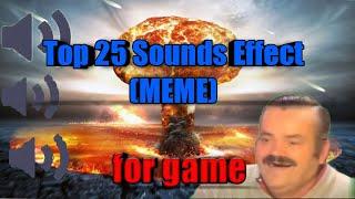 Top 25 Sound Effect MEME for game -NON COPYRIGHTED SOUND EFFECTS