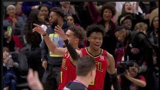 Trae Young Honors Kobe Bryant With Half Court Heave & 45 Points! Hawks Vs Wizards| FERRO REACTS