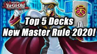 Yu-Gi-Oh! Top 5 Decks Post New Master Rule 2020 Format!