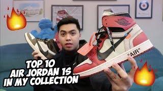 TOP 10 AIR JORDAN 1s IN MY COLLECTION!! | ChummiTV