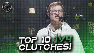 TOP 10 1v4 Clutches in Call of Duty History