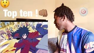 Top 10 Naruto hand to hand combat fight anime reaction