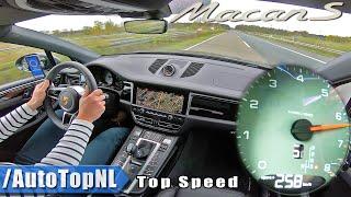 2020 PORSCHE MACAN S | TOP SPEED on AUTOBAHN (NO SPEED LIMIT) by AutoTopNL