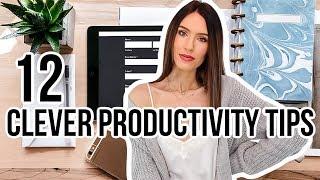 12 *CLEVER* Productivity Tricks To Do AT HOME!