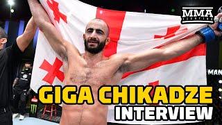 Giga Chikadze Blasts Alexander Volkanovski, Calls Him 'Easiest Fight' In Featherweight Top 10