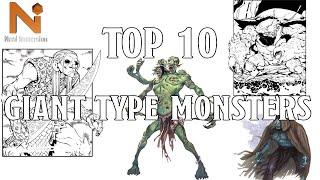 Top 10 D&D 5e Giant Type Monsters! | Nerd Immersion