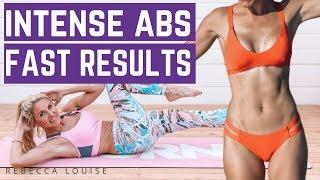 Intense Ab Workout - 10 Minute Six Pack (NO EQUIPMENT) | Rebecca Louise| Rebecca Louise