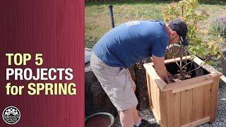 Top 5 Spring Projects for 2020 // Woodworking