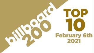 Billboard 200 Albums Top 10 (February 6th, 2021)